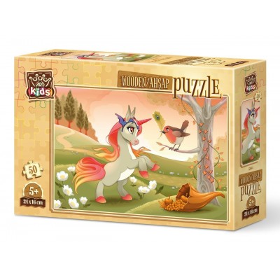 Art-Puzzle-5884 Wooden Puzzle - Unicorn