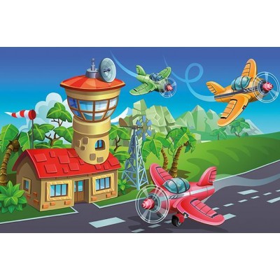 Art-Puzzle-5887 Wooden Puzzle - Crazy Pilots