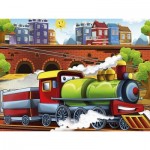  Art-Puzzle-5898 Wooden Puzzle - Train