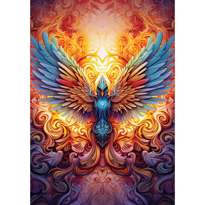 Puzzle   Colorful Phoenix