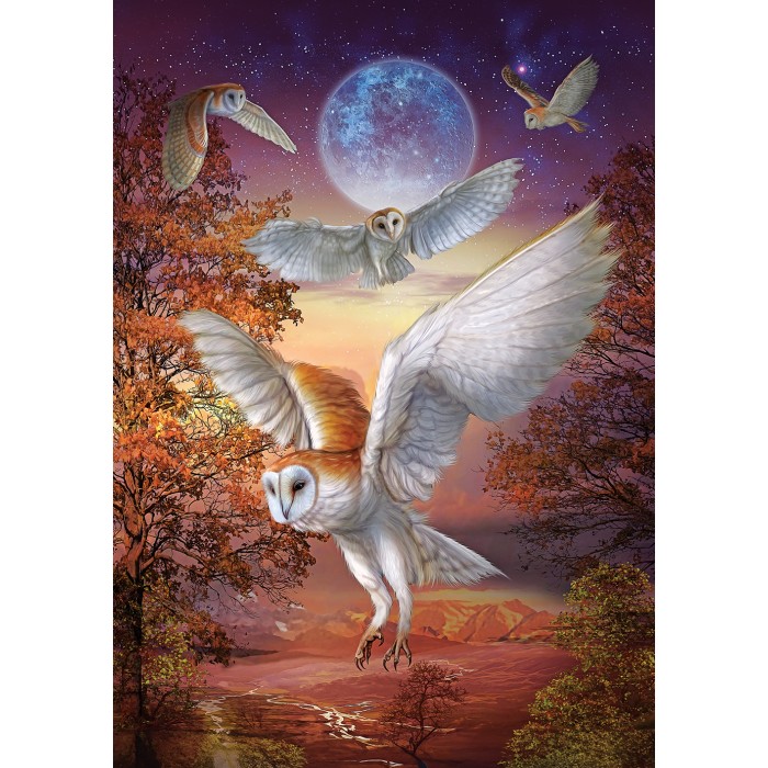 Puzzle   Moonlight Owls