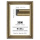 2000 Teile Puzzlerahmen - Silber - 4,3 cm