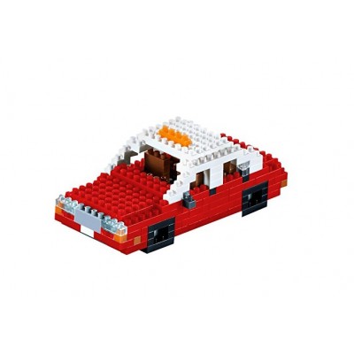 Brixies-58126 Nano 3D Puzzle - Hong Kong Taxi (Level 3)