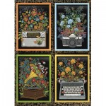 Puzzle  Cobble-Hill-40134 Floral Objects