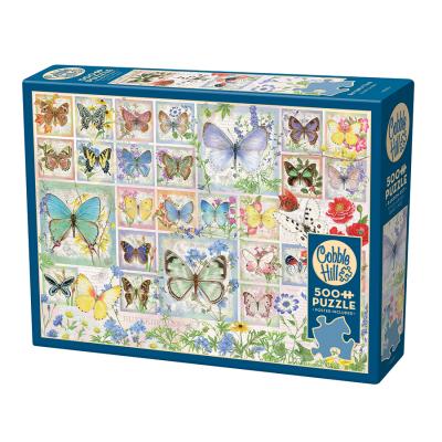Puzzle Cobble-Hill-45025 Schmetterlingscollage