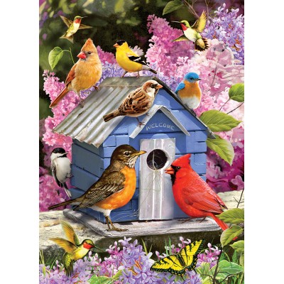 Puzzle Cobble-Hill-45042 XXL Teile - Spring Birdhouse