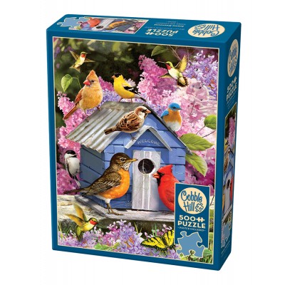 Puzzle Cobble-Hill-45042 XXL Teile - Spring Birdhouse