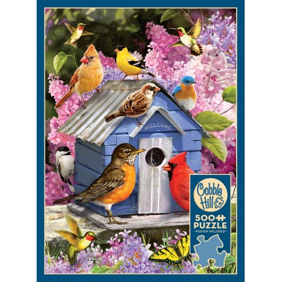 Puzzle Cobble-Hill-45042 XXL Teile - Spring Birdhouse