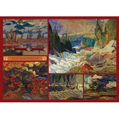 Puzzle Cobble-Hill-51011 J.E.H. MacDonald - Collage - MacDonald Collection