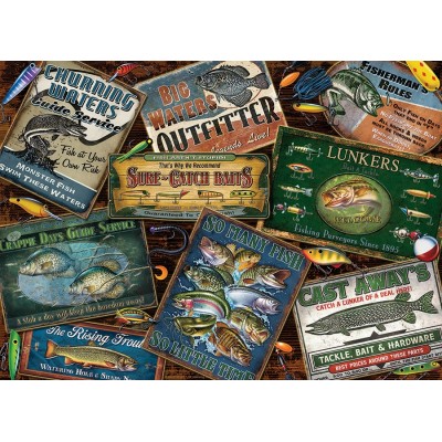 Puzzle Cobble-Hill-51837 Fish Signs