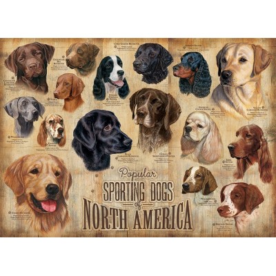 Puzzle Cobble-Hill-80022 Sporting Dogs