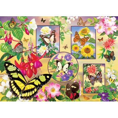 Puzzle Cobble-Hill-85062 XXL Teile - Butterfly Magic