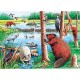 Rahmenpuzzle - Beaver Pond Tray Puzzle