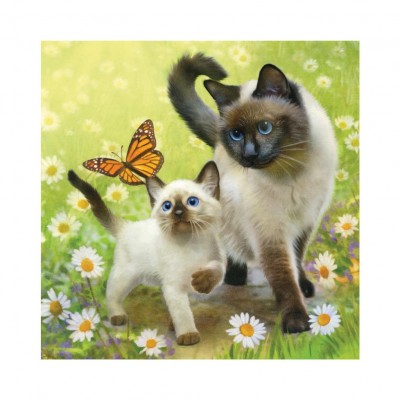 Dino-33544 3 Puzzles - Familie