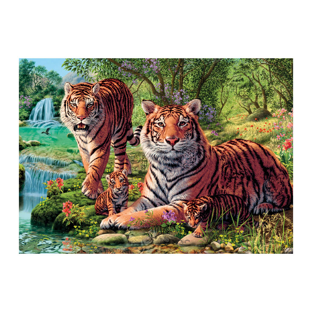 Secret Puzzle 62966 Tigers Puzzle Dino 1000 Teile 