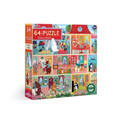 Puzzle Eeboo-51256 Maison Des Koalas