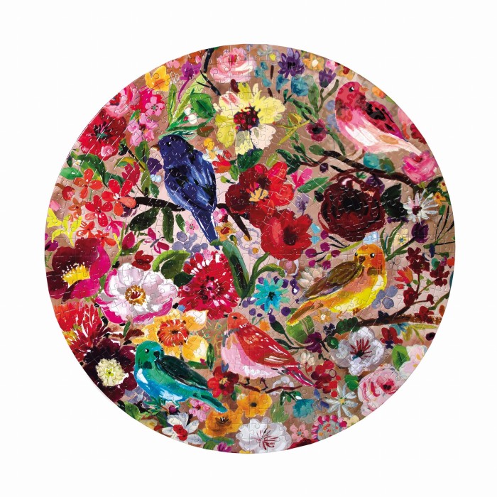 Puzzle eeBoo-51431 Birds & Blossoms