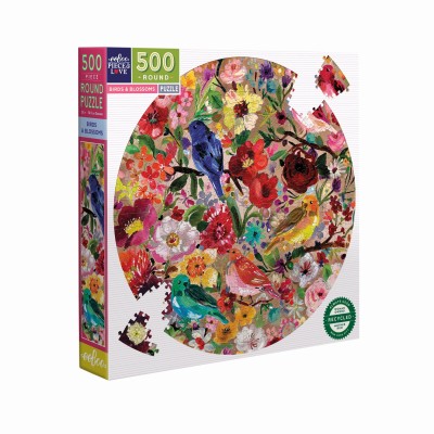 Puzzle eeBoo-51431 Birds & Blossoms