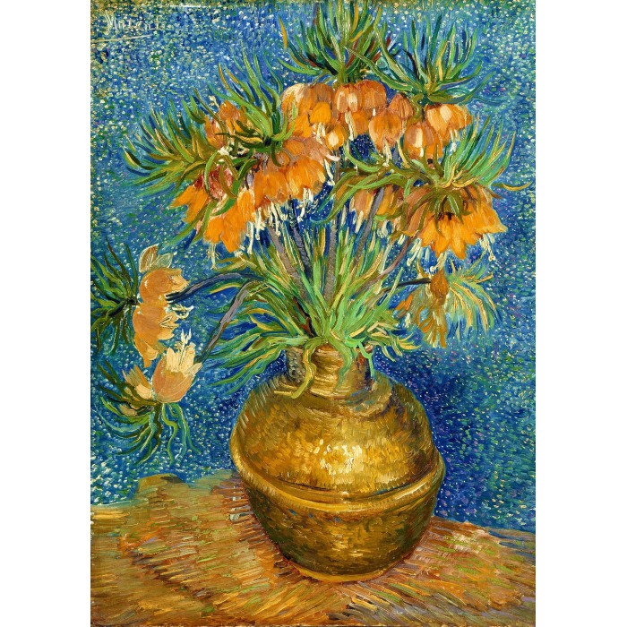 Puzzle Enjoy-Puzzle-1113 Vincent Van Gogh: Perlmutterfalter in einer Kupfervase
