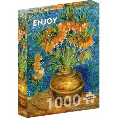 Puzzle Enjoy-Puzzle-1113 Vincent Van Gogh: Perlmutterfalter in einer Kupfervase