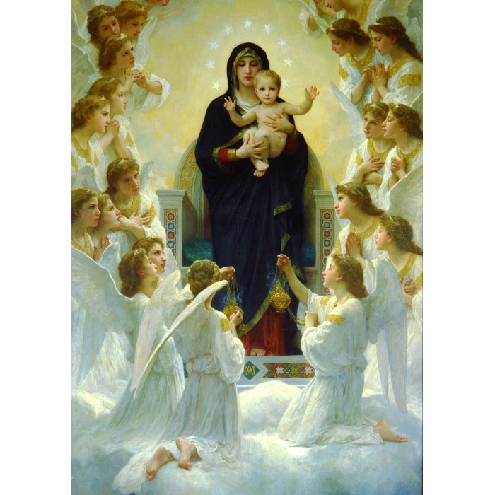 William Bouguereau: Die Jungfrau mit Engeln
