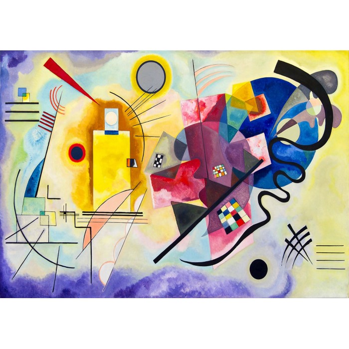 Puzzle Enjoy-Puzzle-1212 Wassily Kandinsky: Gelb Rot Blau