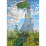 Puzzle  Enjoy-Puzzle-1215 Claude Monet: Frau mit Sonnenschirm