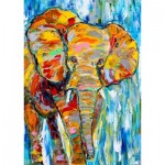 Puzzle  Enjoy-Puzzle-1413 Colorful Elefant