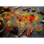 Puzzle  Enjoy-Puzzle-1461 World Map in Spices