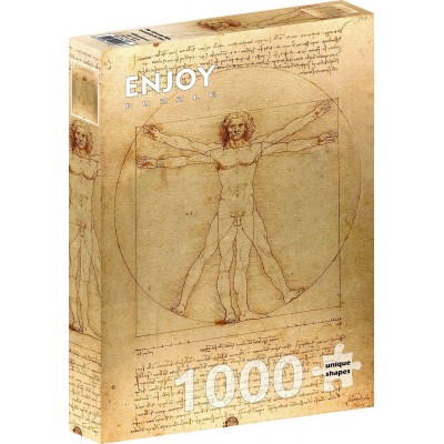 Puzzle Enjoy-Puzzle-1557 De Vinci - The Vitruvian Man