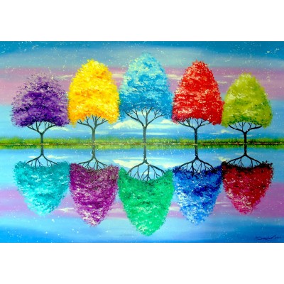 Puzzle Enjoy-Puzzle-1702 Each Tree Has Its Own Colorful History