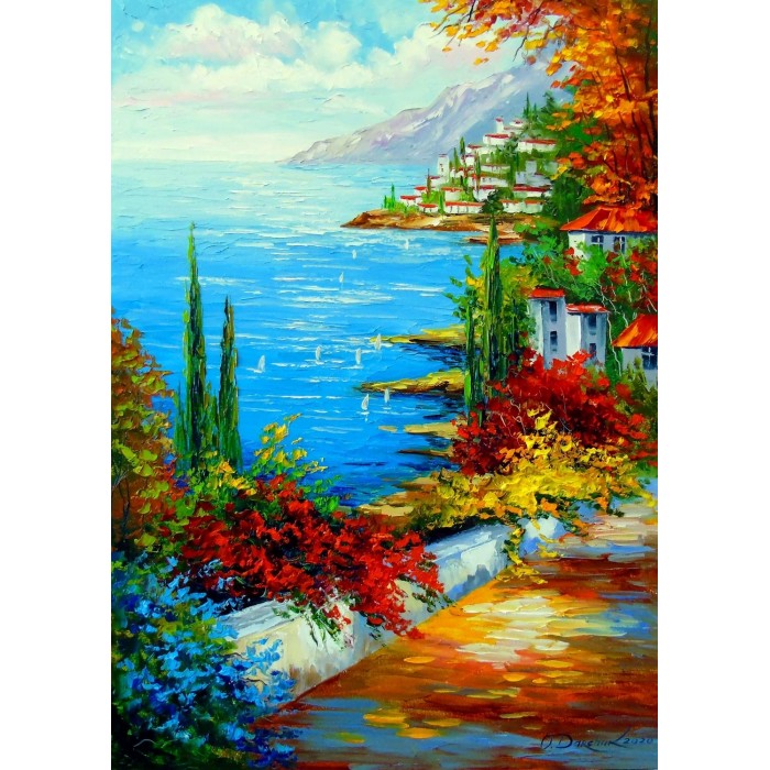 Puzzle Enjoy-Puzzle-1844 Town by the Sea