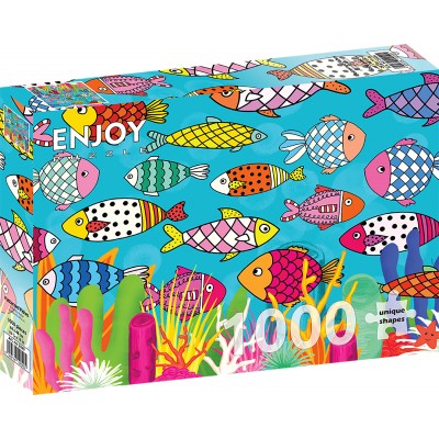 Puzzle Enjoy-Puzzle-2049 Gemusterte Fische