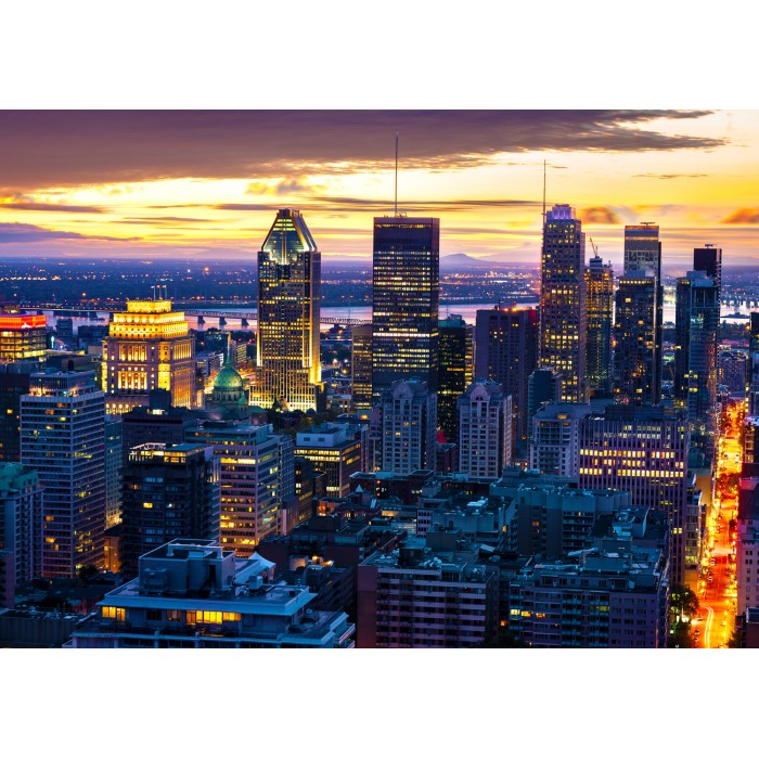 Montreal Skyline by Night, Canada
