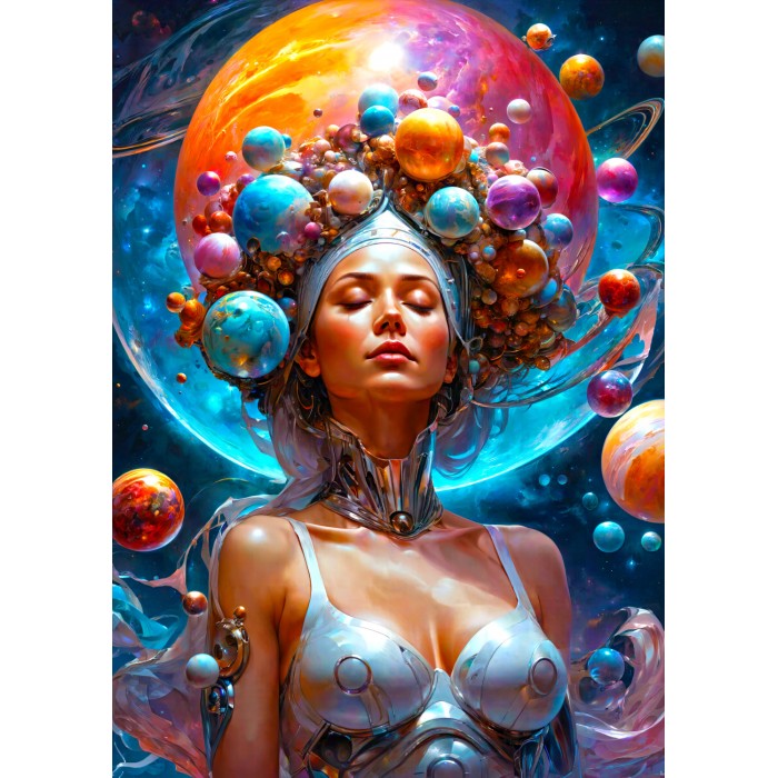 Puzzle  Enjoy-Puzzle-2142 Kosmische Göttin