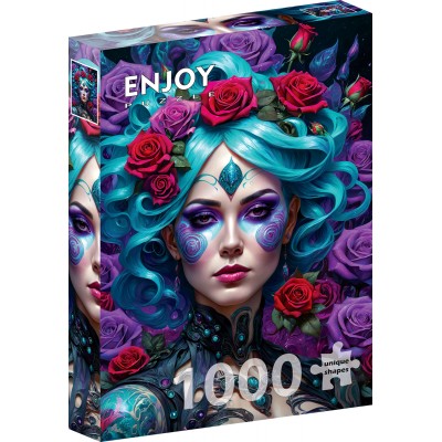 Puzzle Enjoy-Puzzle-2169 Gothic Flowers Portrait