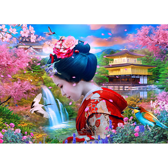 Puzzle  Enjoy-Puzzle-2191 Geisha-Garten