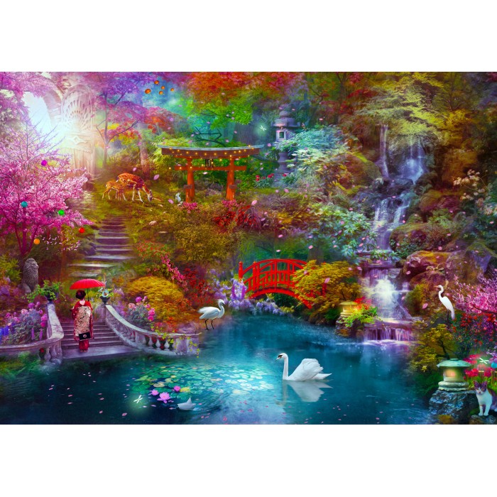 Puzzle  Enjoy-Puzzle-2194 Japanischer Garten