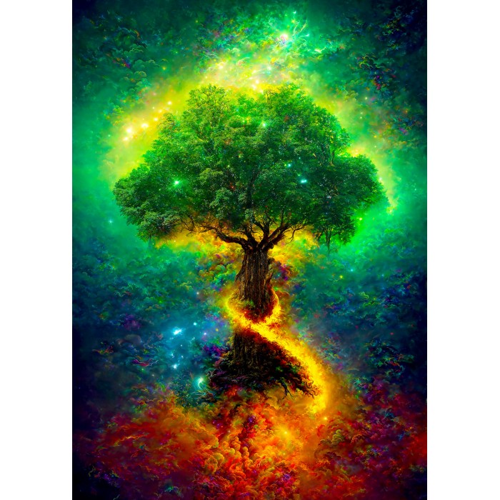 Puzzle  Enjoy-Puzzle-2198 Nordischer Lebensbaum