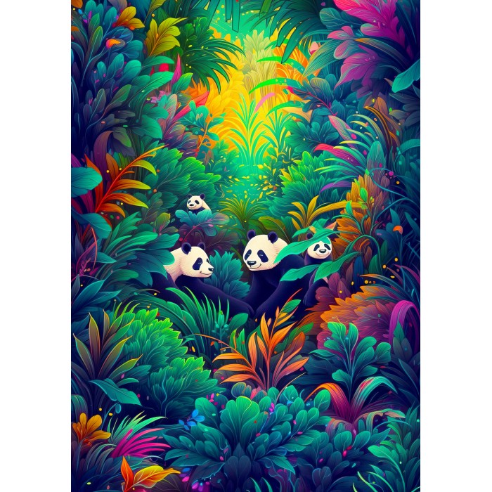 Puzzle  Enjoy-Puzzle-2220 Panda-Zufluchtsort