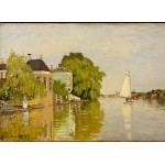 Puzzle   Claude Monet: Houses on the Achterzaan, 1871