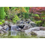 Puzzle   Deutschland Edition - Wasserfall im japanischen Garten, Bonn