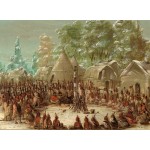 Puzzle   George Catlin: La Salle's Party Feasted in the Illinois Village. January 2, 1680, 1847-1848 