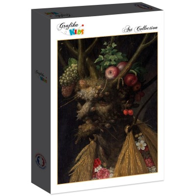 Puzzle Grafika-F-30844 Arcimboldo Giuseppe: Four Seasons in One Head, 1590