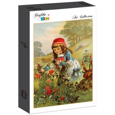 Puzzle Grafika-F-30863 Rotkäppchen, Illustration von Carl Offterdinger