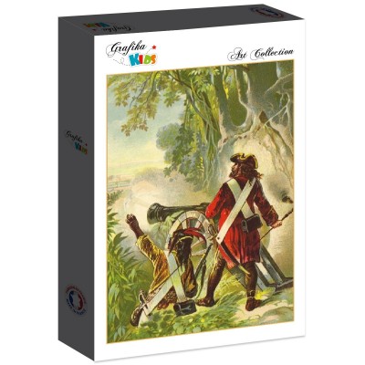 Puzzle Grafika-F-30876 Robinson Crusoe von Offterdinger & Zweigle