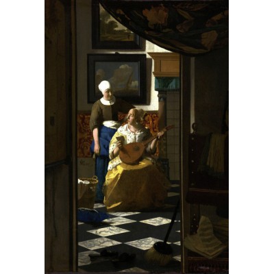 Puzzle Grafika-F-30880 Johannes Vermeer: Der Liebesbrief, 1669-1670