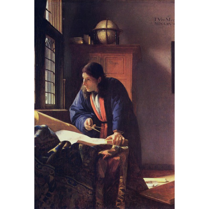 Vermeer Johannes: Der Geograph, 1668-1669
