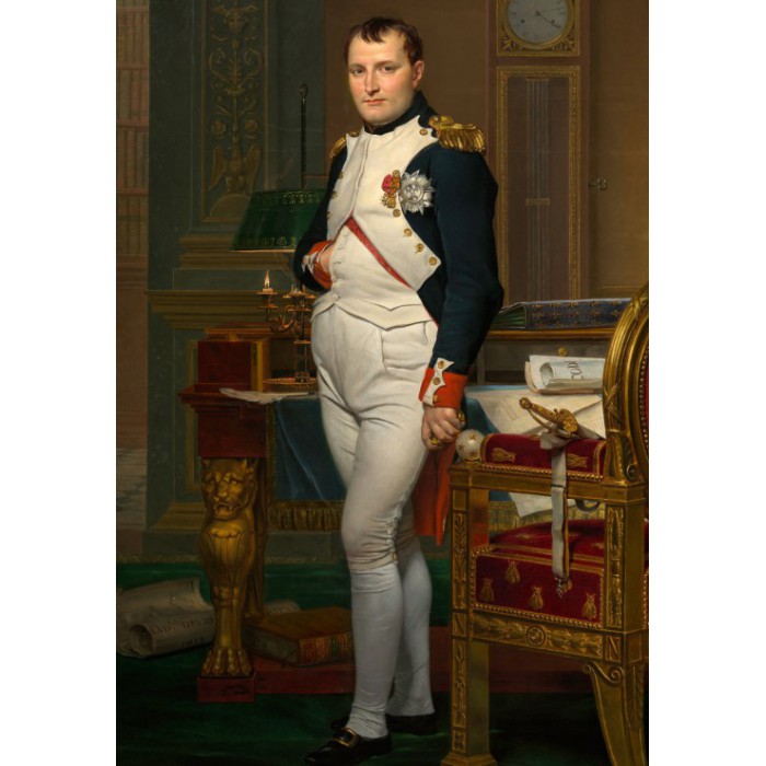 Jacques-Louis David: The Emperor Napoleon in his study at the Tuileries, 1812