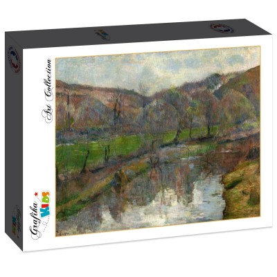 Puzzle Grafika-F-31184 Paul Gauguin : Brittany Landscape, 1888